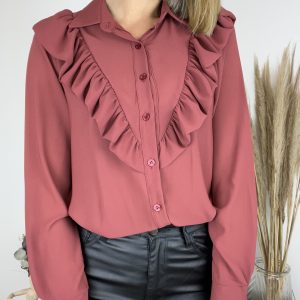 Chemisier mila bordeaux